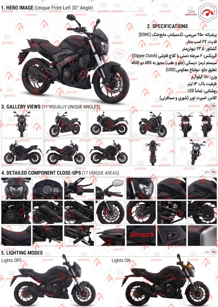 موتور سیکلت دومینار 250