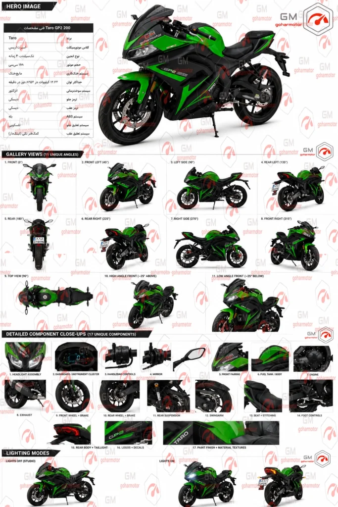 موتور سیکلت تارو GP2 200