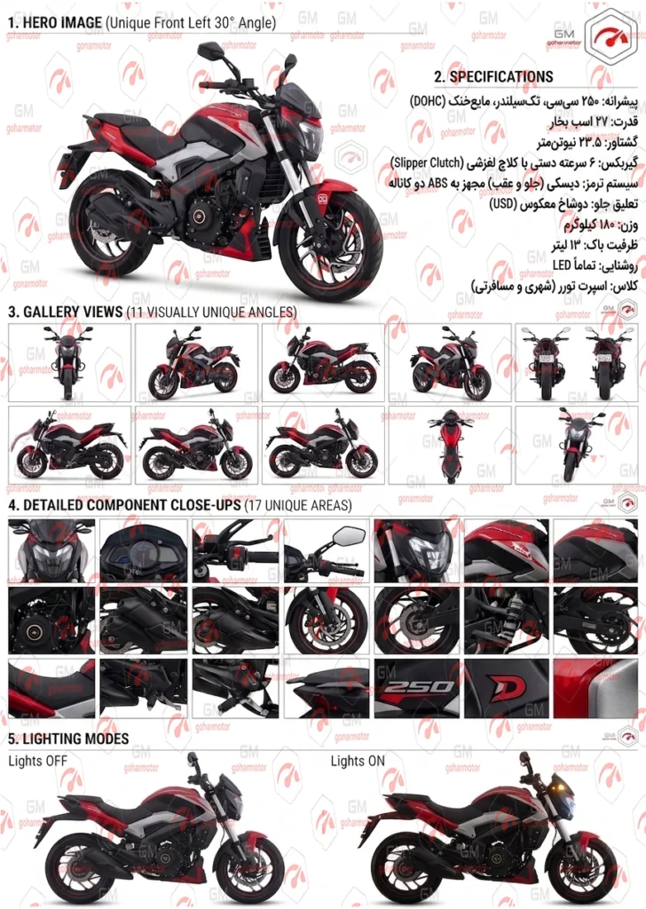 موتور سیکلت دومینار 250