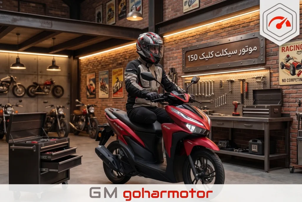 درباره و مشخصات موتور کلیک 150 - گهر موتور